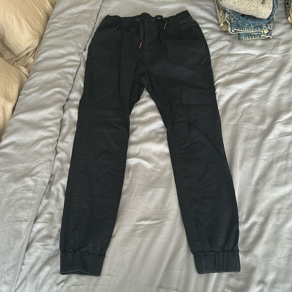 Zanerobe Black Jogger Sweatpants